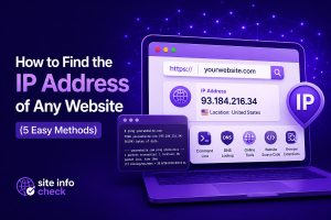 How to Find the IP Address of Any Website (5 Easy Methods)