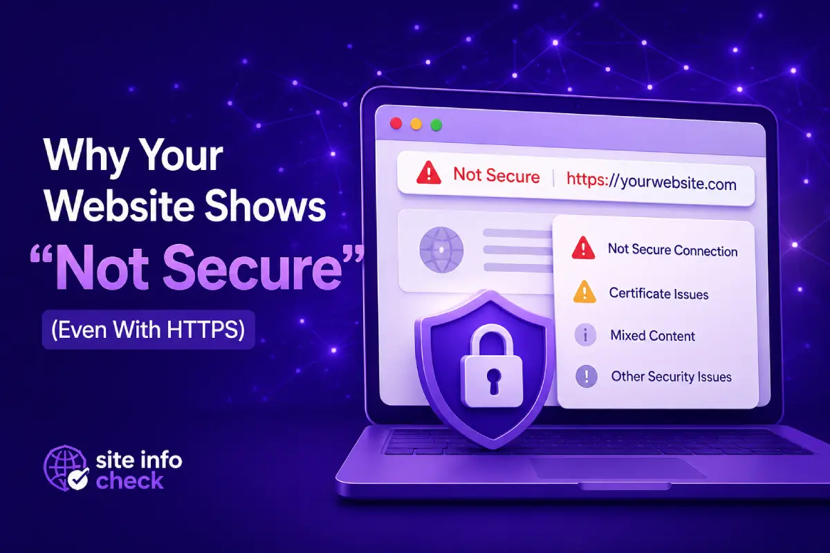 Why Your Website Shows Not Secure