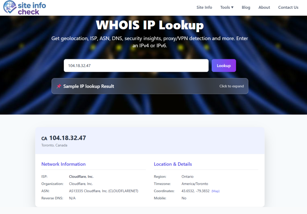 WHOIS IP GPT